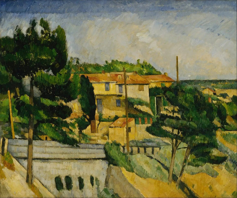 De Viaduct bij l'Estaque - Paul Cézanne