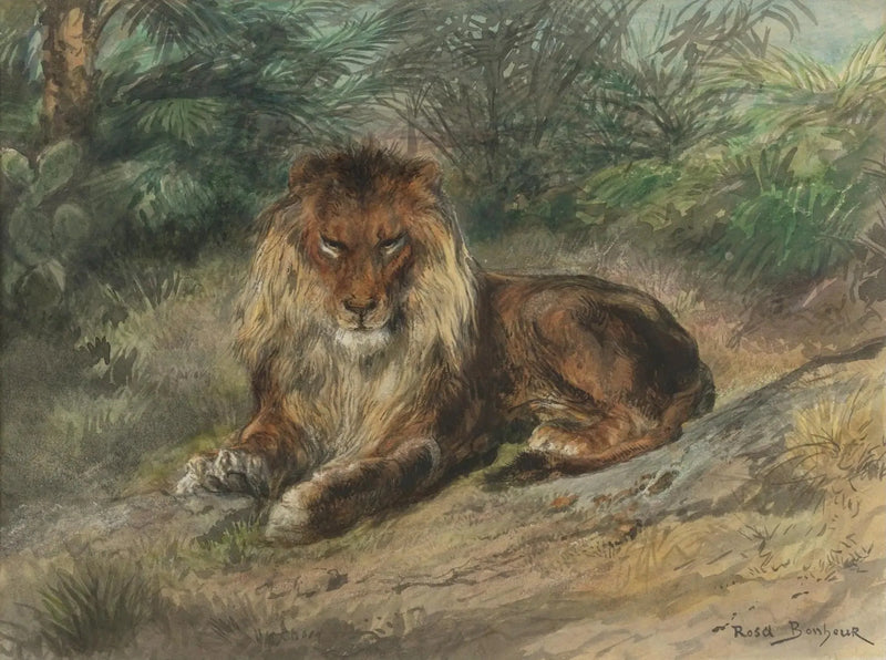 De oude monarch - Rosa Bonheur