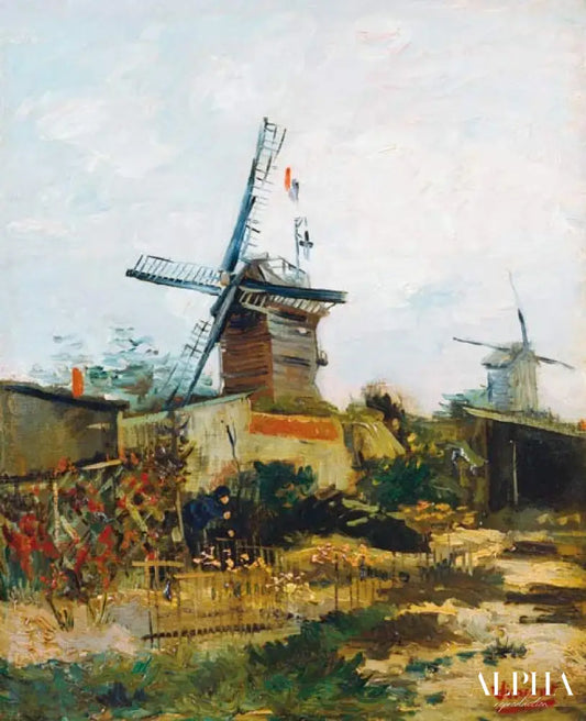 Le Vieux Moulin à Montmartre - Reproductions de tableaux et peintures haut de gamme