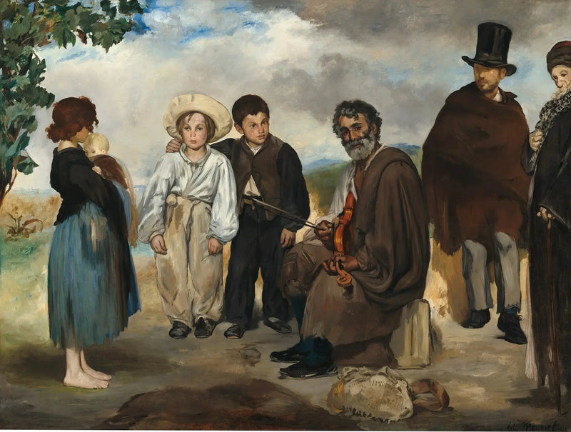 De Oude Musicus - Édouard Manet