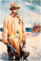 De oude Tom - Frank Weston Benson