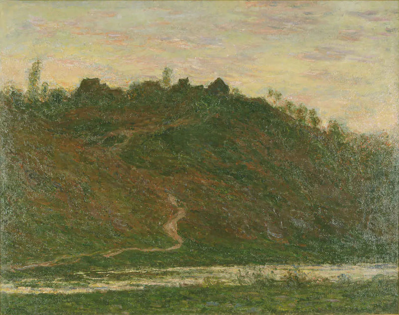 Het dorp La Roche-Blond, Avondeffect - Claude Monet