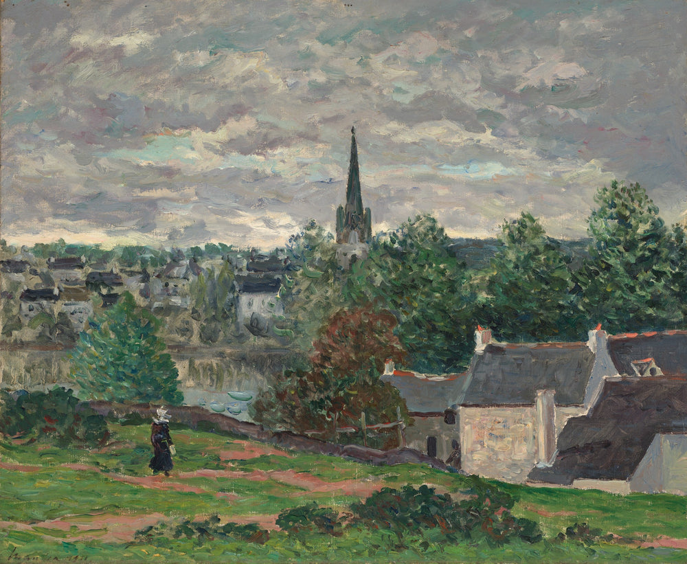Le Village de Rosporden (Finistère) - Maxime Maufra image 1 tableau peint à l’huile sur toile