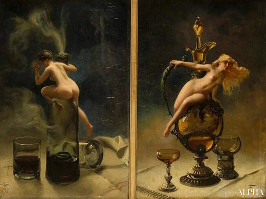 Le vin du Tokai - Luis Ricardo Falero - Reproductions de tableaux et peintures haut de gamme
