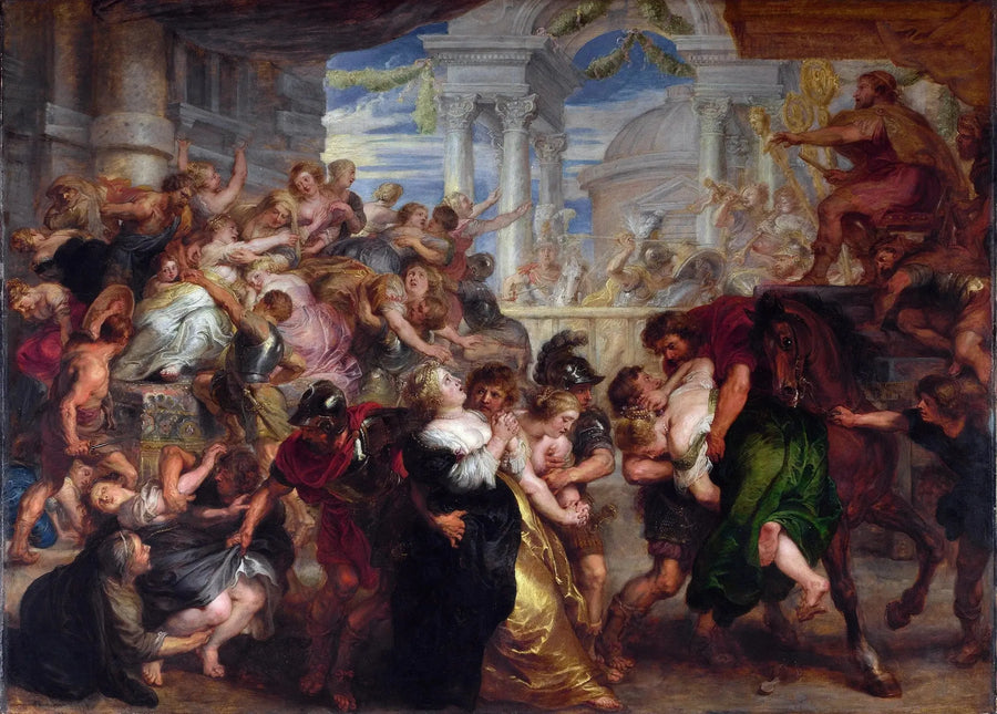 De verkrachting van de Sabijnen - Peter Paul Rubens