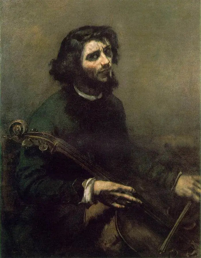 De cellist - Gustave Courbet