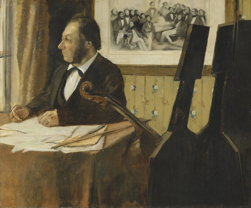 De Cellist Pilet - Edgar Degas