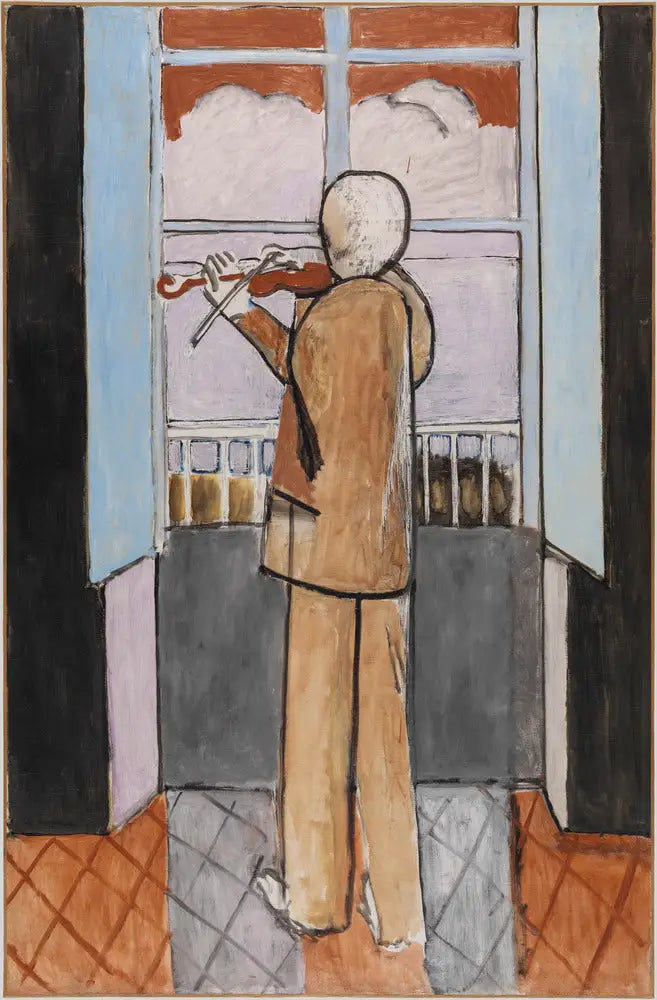 De Violist bij het Raam - Henri Matisse