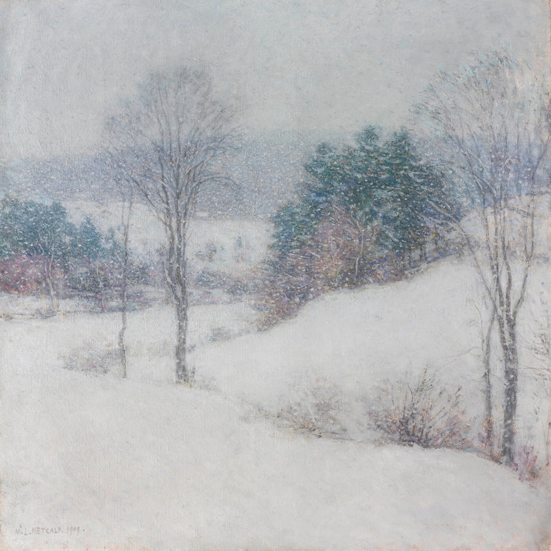 Het witte sluier - Willard Metcalf