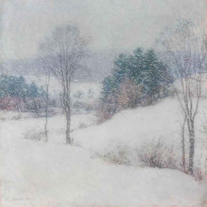 Het witte sluier - Willard Metcalf