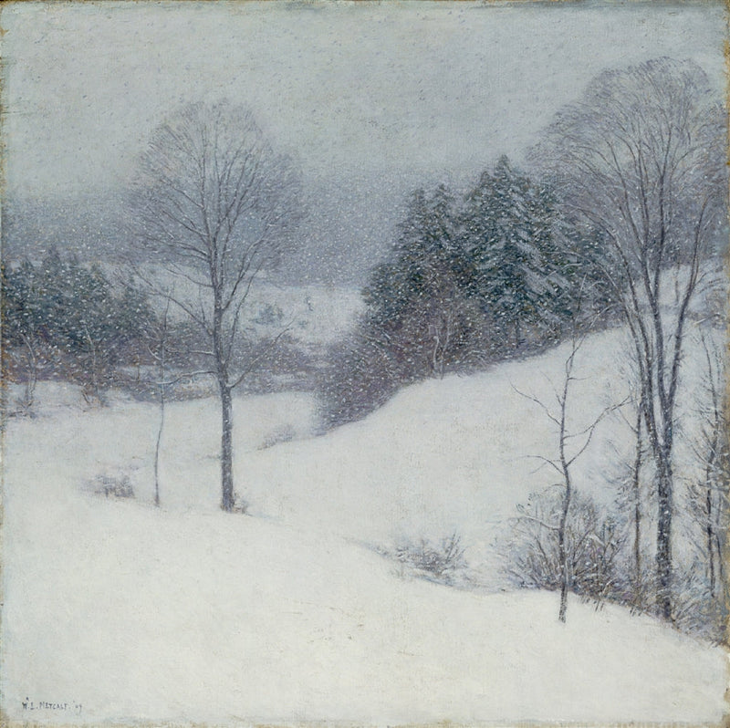 Het witte sluier - Willard Metcalf