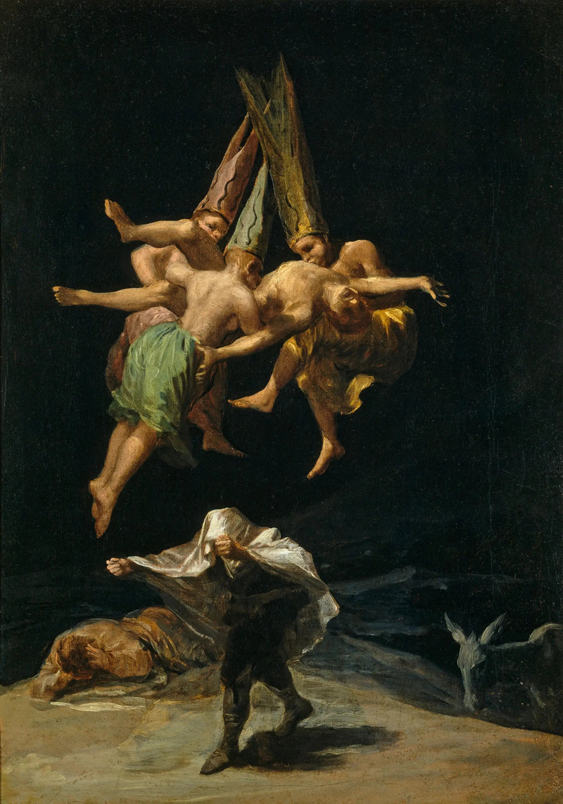 De Vlucht van de Heksen - Francisco de Goya