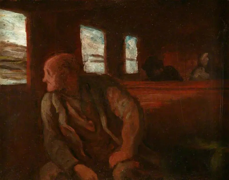 De derde klas wagon - Honoré Daumier