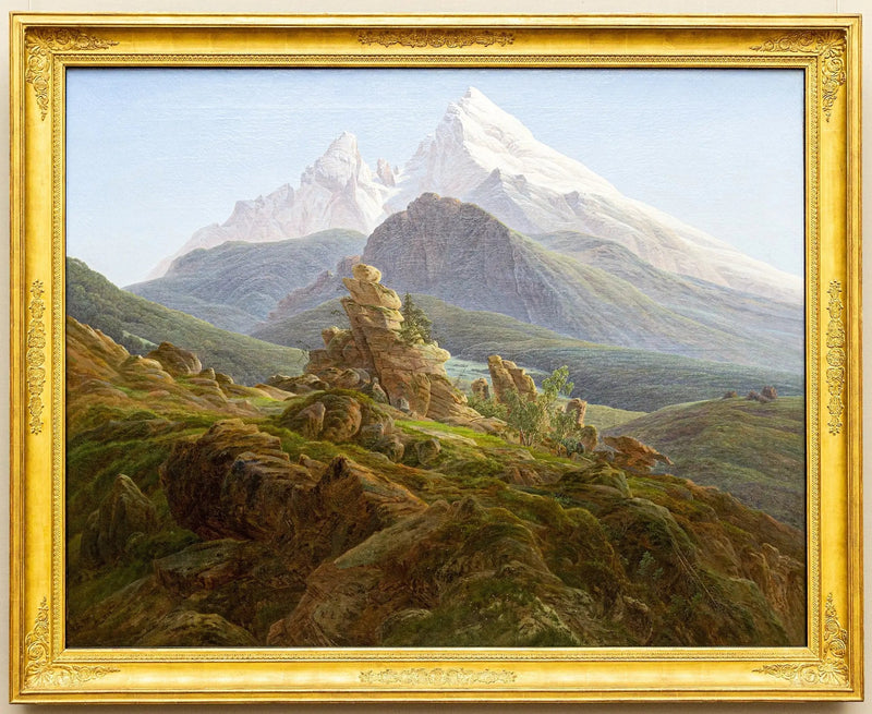 De Watzmann - Caspar David Friedrich