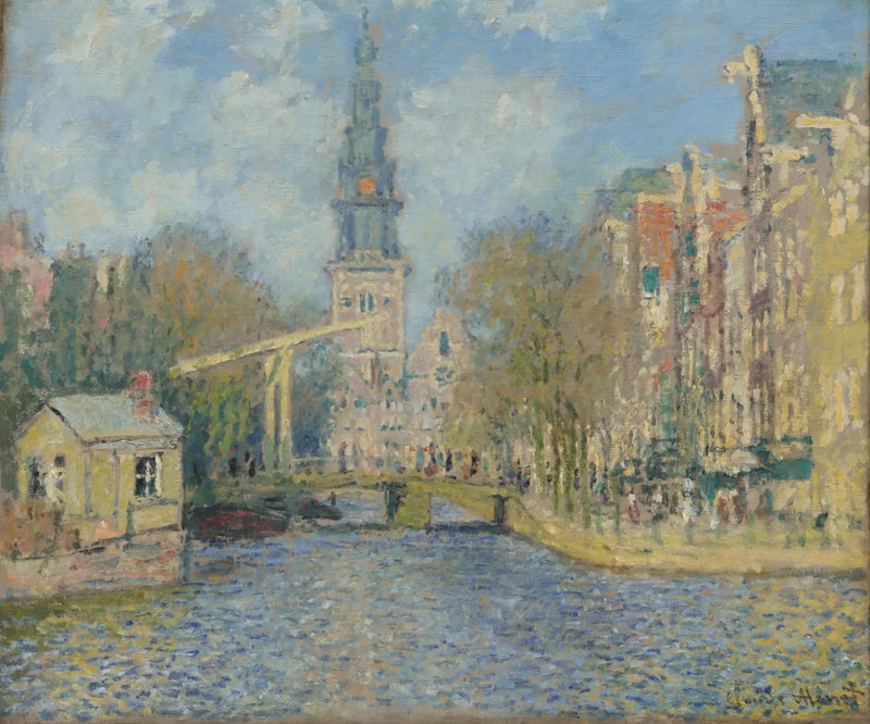 De Zuiderkerk, Amsterdam - Claude Monet