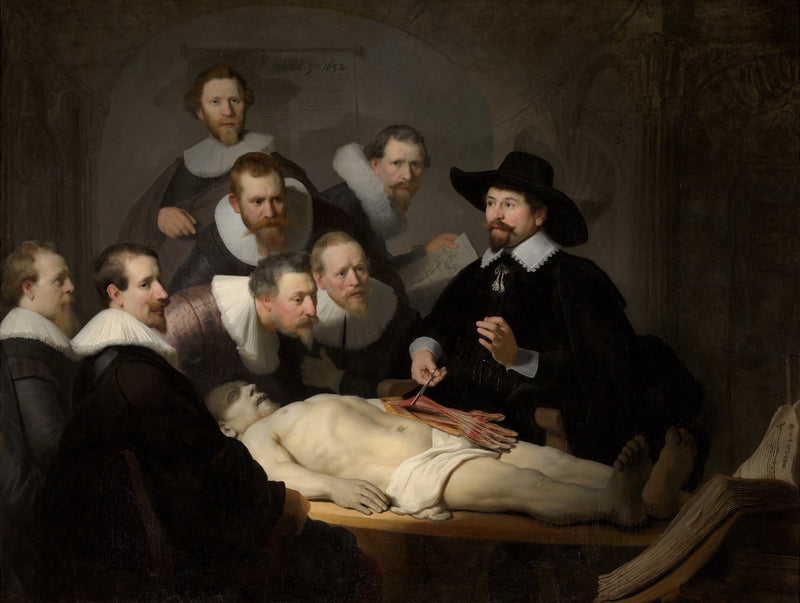 De Anatomieles van dokter Tulp - Rembrandt