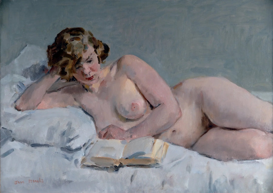 nude liggende les - Isaac Israëls