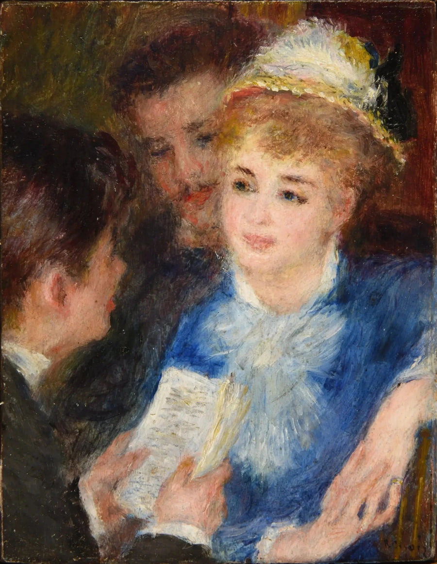 De rol lezen - Pierre-Auguste Renoir
