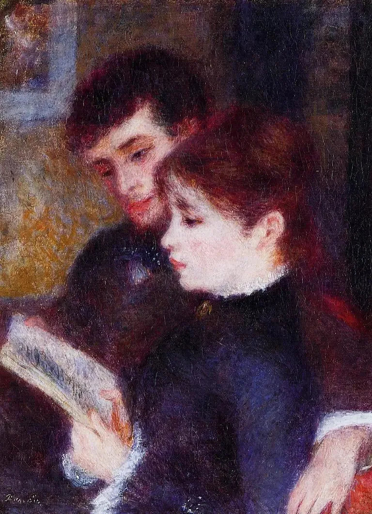 Lezing in paar - Pierre-Auguste Renoir