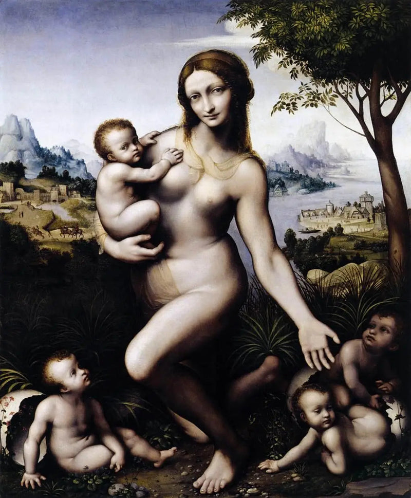 Leda met haar kinderen - Leonardo da Vinci