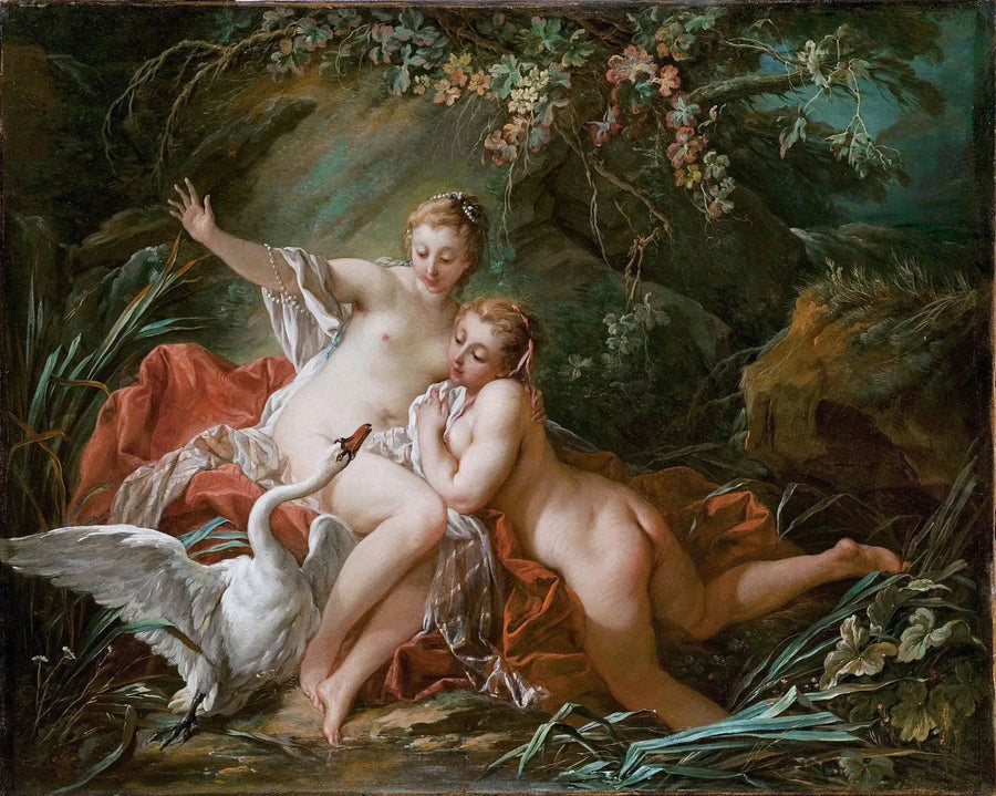 Leda en de zwaan - François Boucher