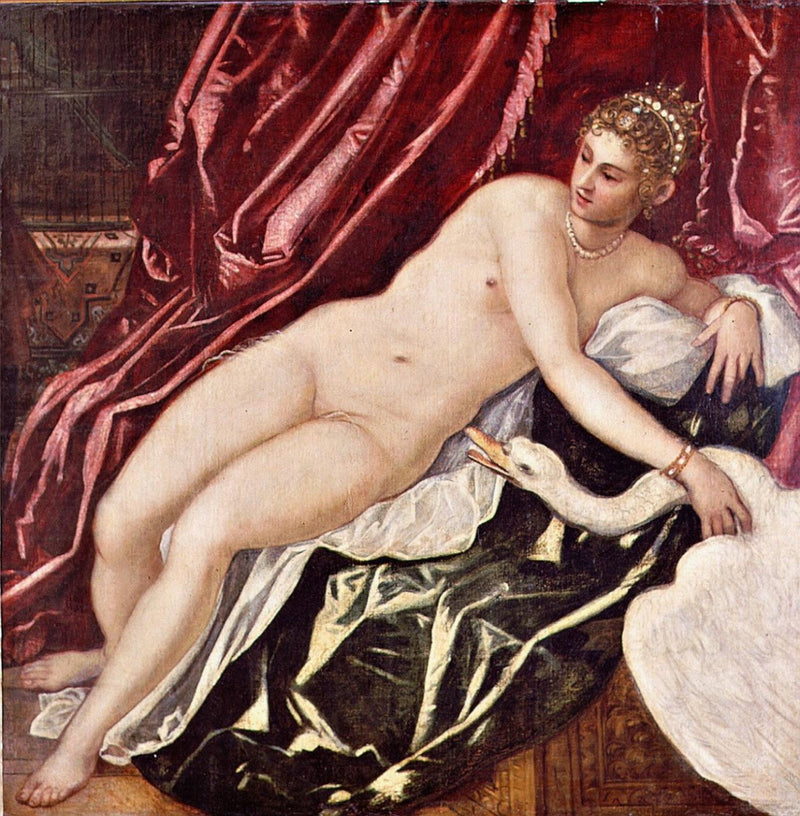 Léda en de zwaan - Jacopo Tintoretto