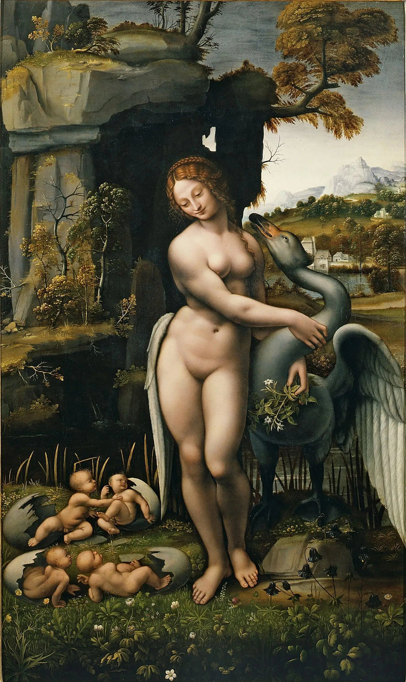 Leda en de Zwaan - Leonardo da Vinci