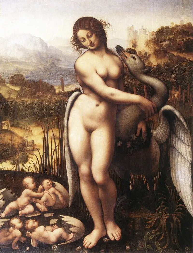 Leda en de Zwaan - Leonardo da Vinci