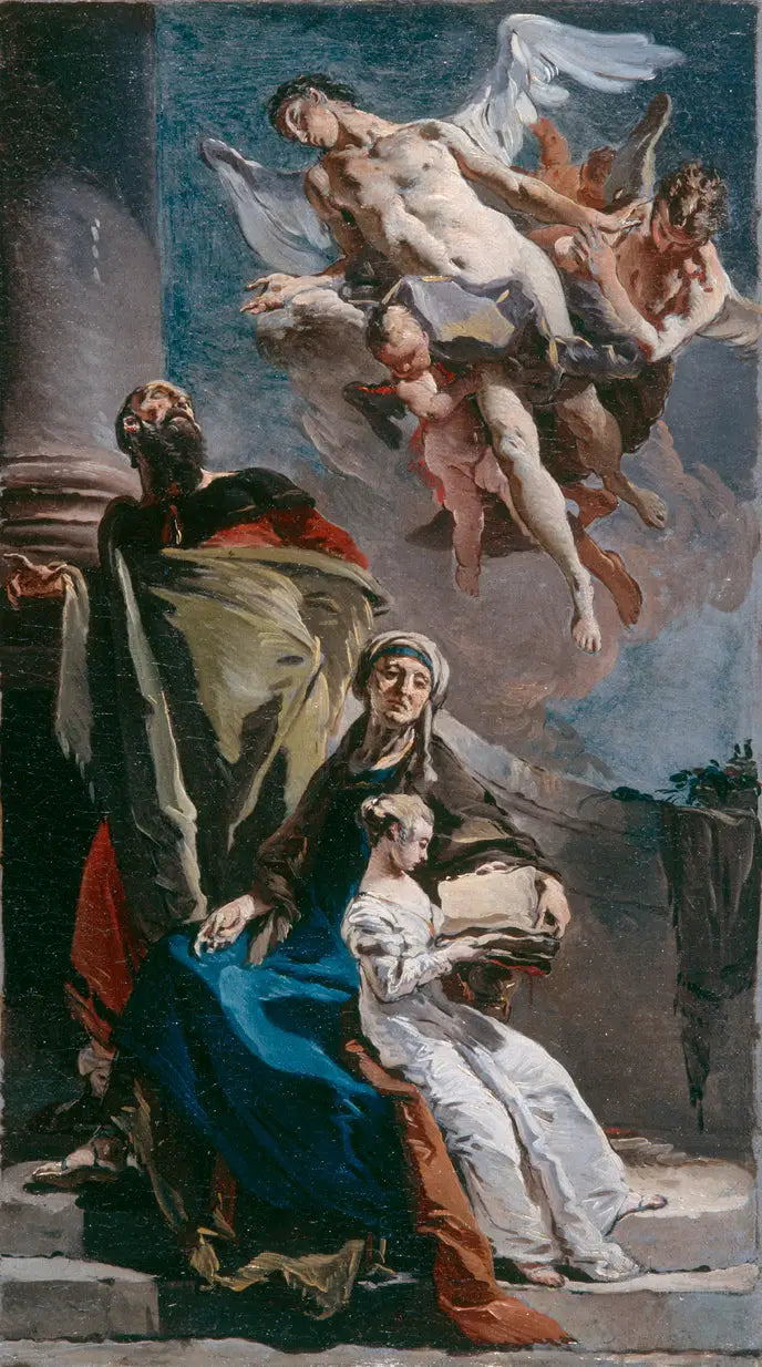 De opvoeding van de Maagd - Giovanni Battista Tiepolo