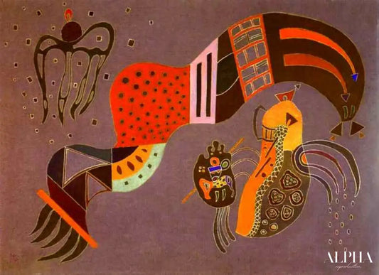 L'Élan tempéré - Vassily Kandinsky - Reproductions de tableaux et peintures haut de gamme