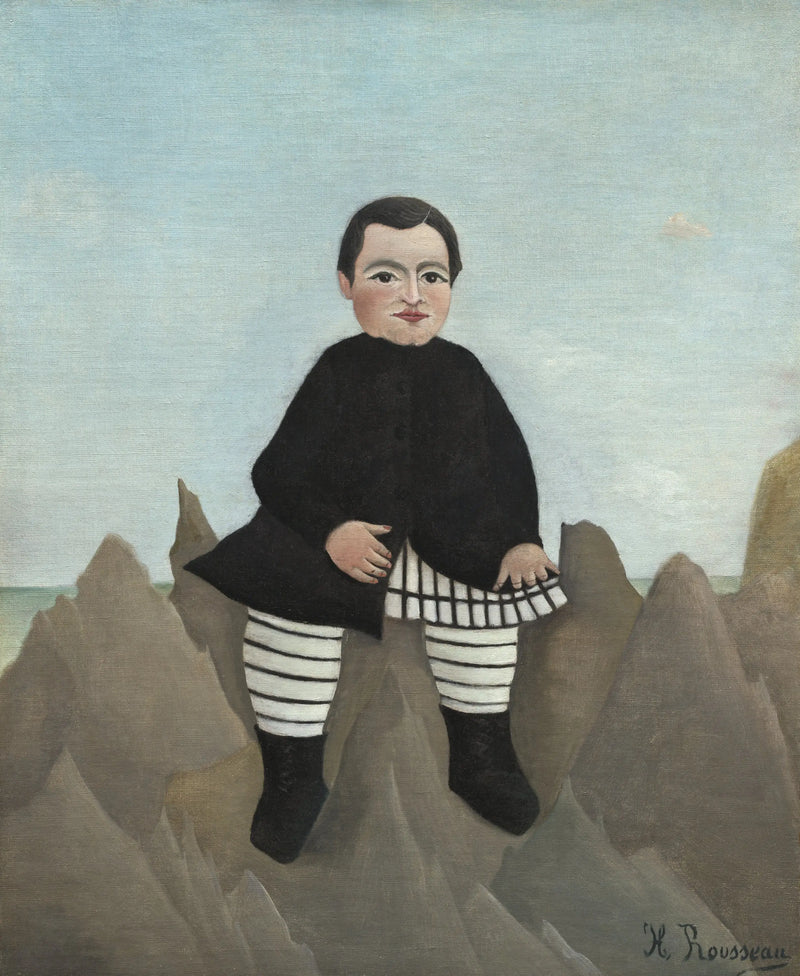 Het Kind bij de Rotsen - Henri Rousseau