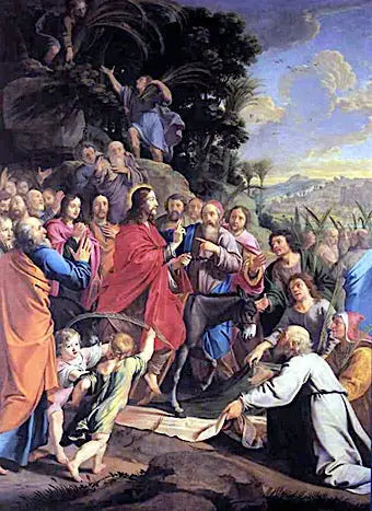 De intocht van Christus in Jeruzalem - Philippe de Champaigne