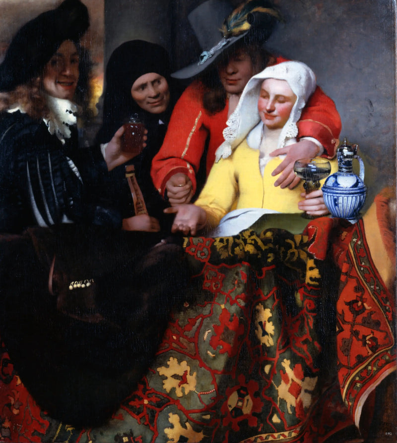 De Huwelijksbemiddelaar - Johannes Vermeer