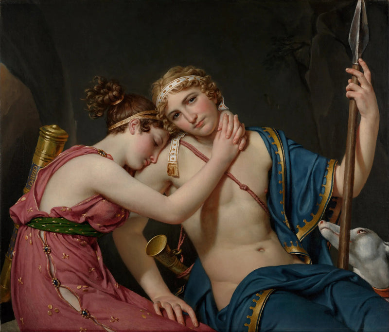 De Afscheid van Télémaque en Eucharis - Jacques-Louis David