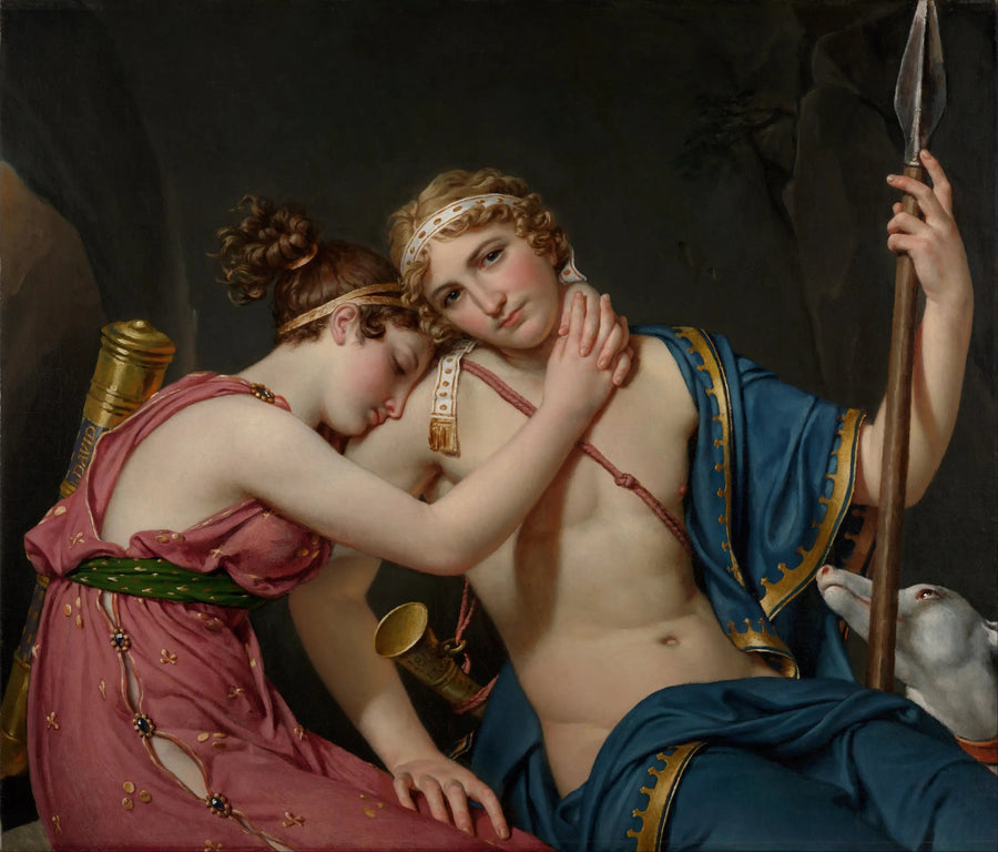 De Afscheid van Télémaque en Eucharis - Jacques-Louis David