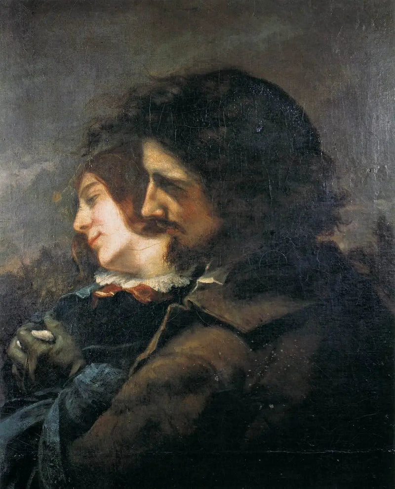 De Gelukkige Geliefden - Gustave Courbet