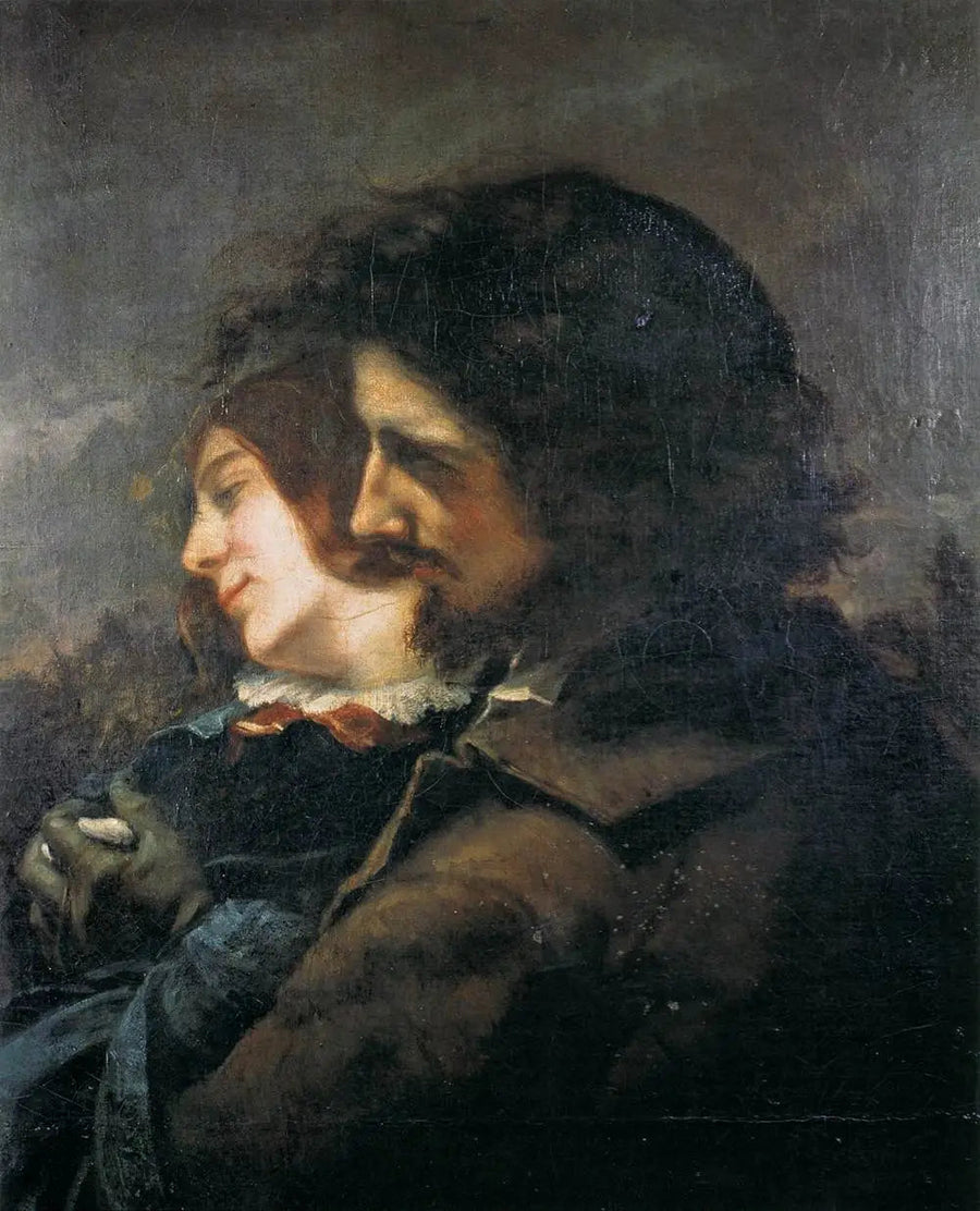 De Gelukkige Geliefden - Gustave Courbet