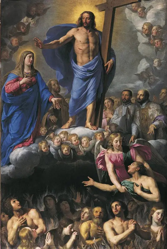 De zielen van het vagevuur - Philippe de Champaigne