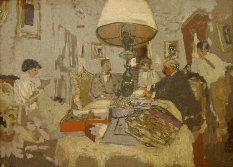 De vrienden rond de tafel, Saint-Jacut - Édouard Vuillard