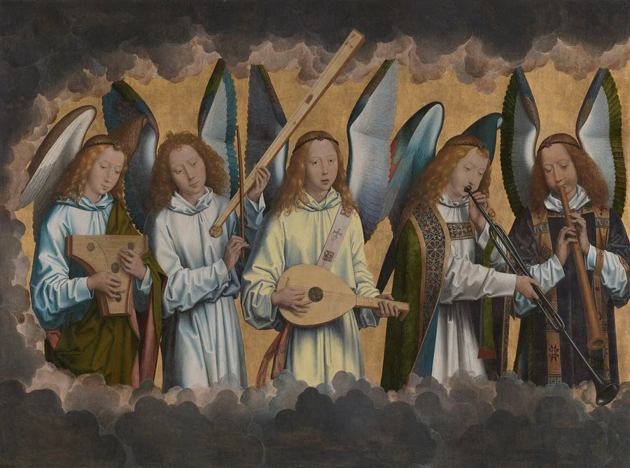De muzikale engelen - Hans Memling