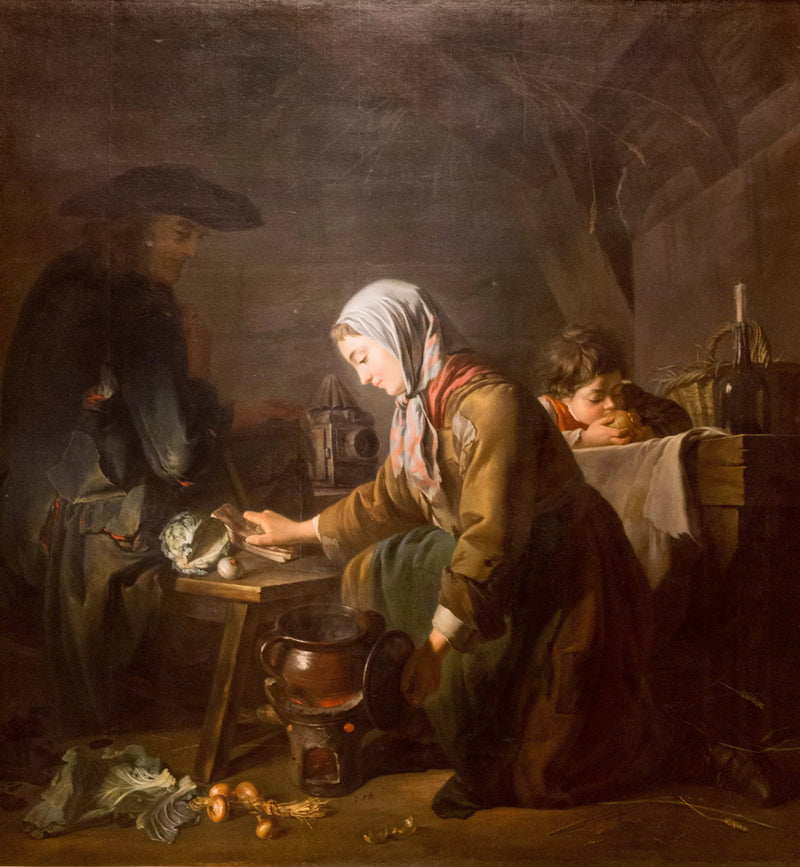 De grondlagen van een lunch - Nicolas-Bernard Lépicié