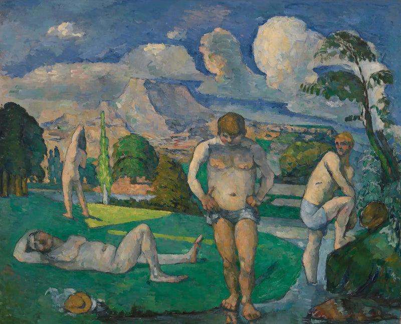 De baders in rust - Paul Cézanne