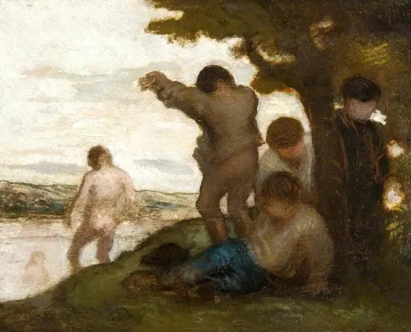 De baders - Honoré Daumier