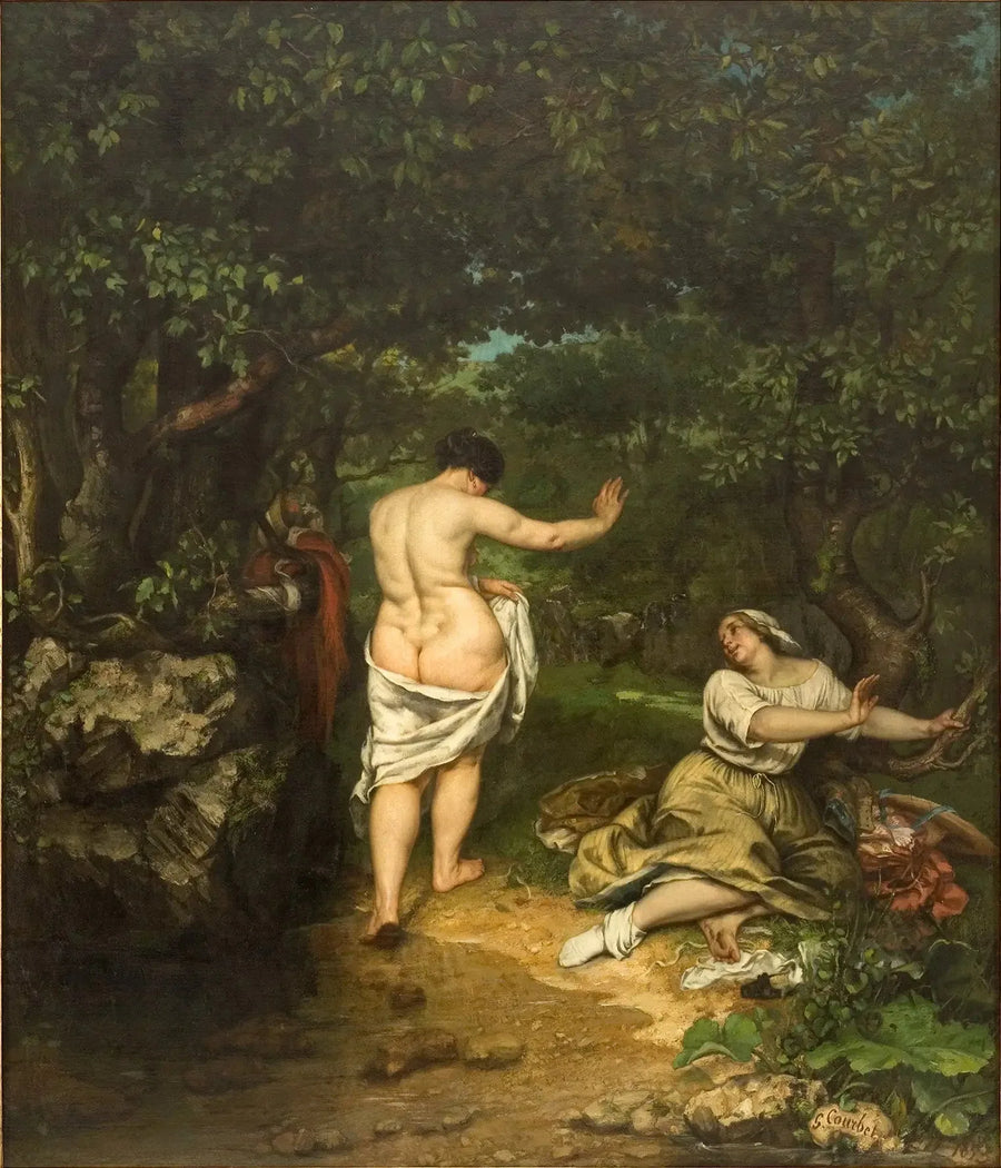 De badende vrouwen - Gustave Courbet