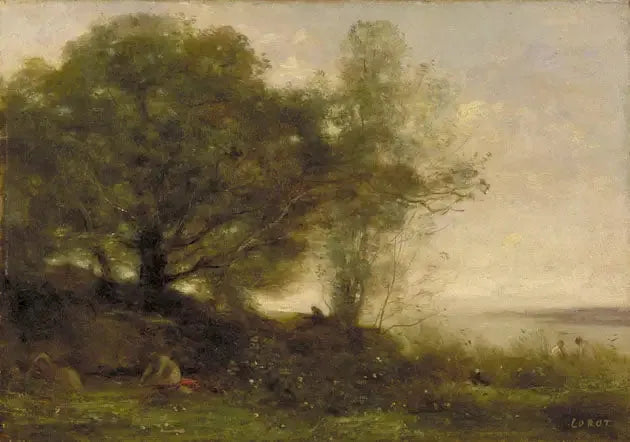 De badende vrouwen - Jean-Baptiste Camille Corot