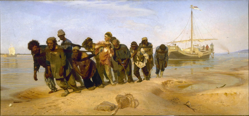 De Bootwerkers van de Wolga - Ilya Repin