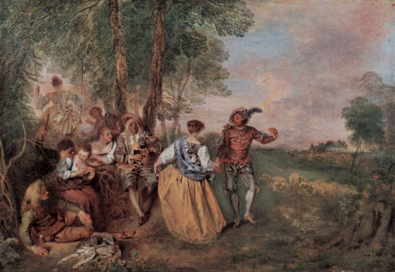 De herders - Antoine Watteau