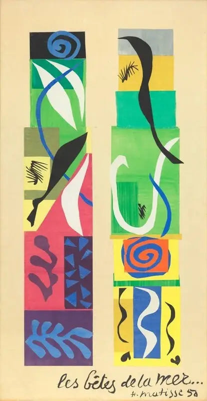 De Beesten Van De Zee - Henri Matisse