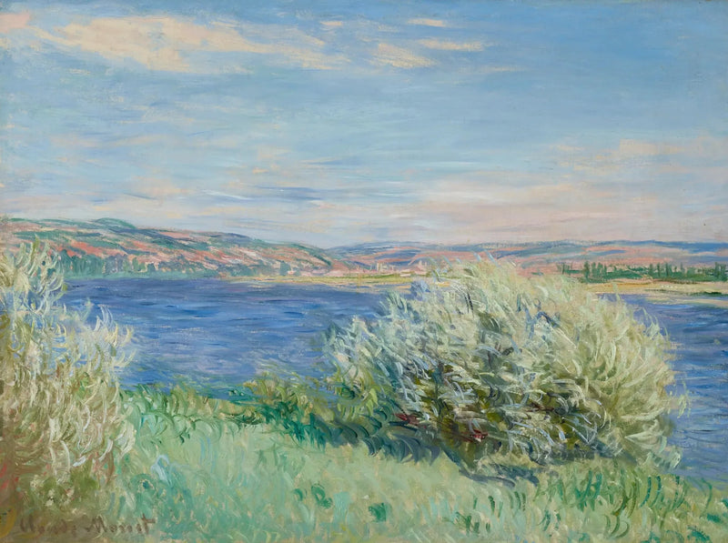 De oevers van de Seine bij Vétheuil - Claude Monet