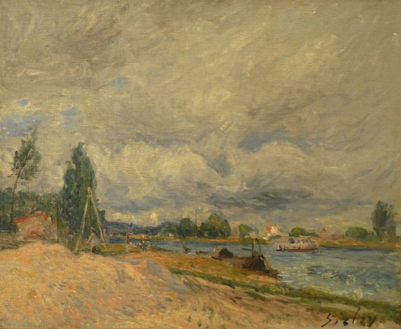 De Oevers van de Loing - Alfred Sisley